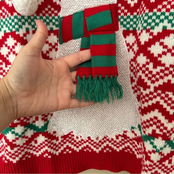 Ugly Christmas Sweater Llama Women Medium Red White Green Alpaca Jolly Party Fun - Picture 4 of 7